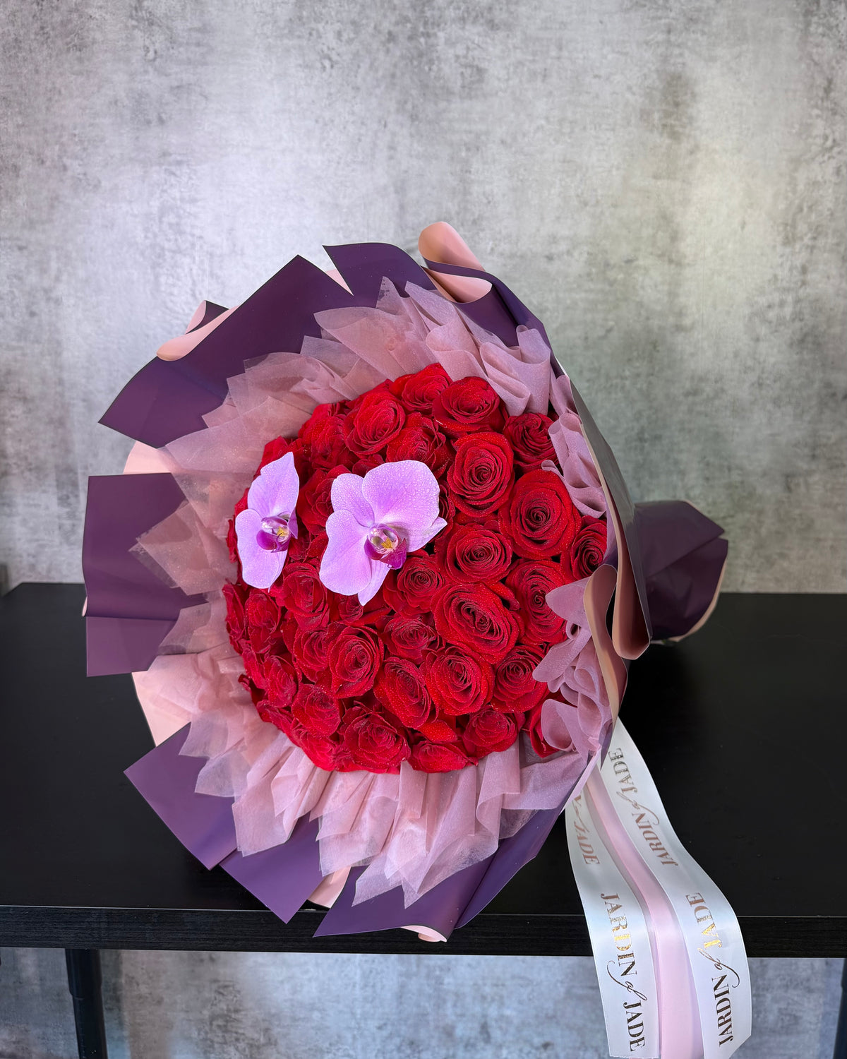 Designer's Choice Wrapped Rose Bouquet