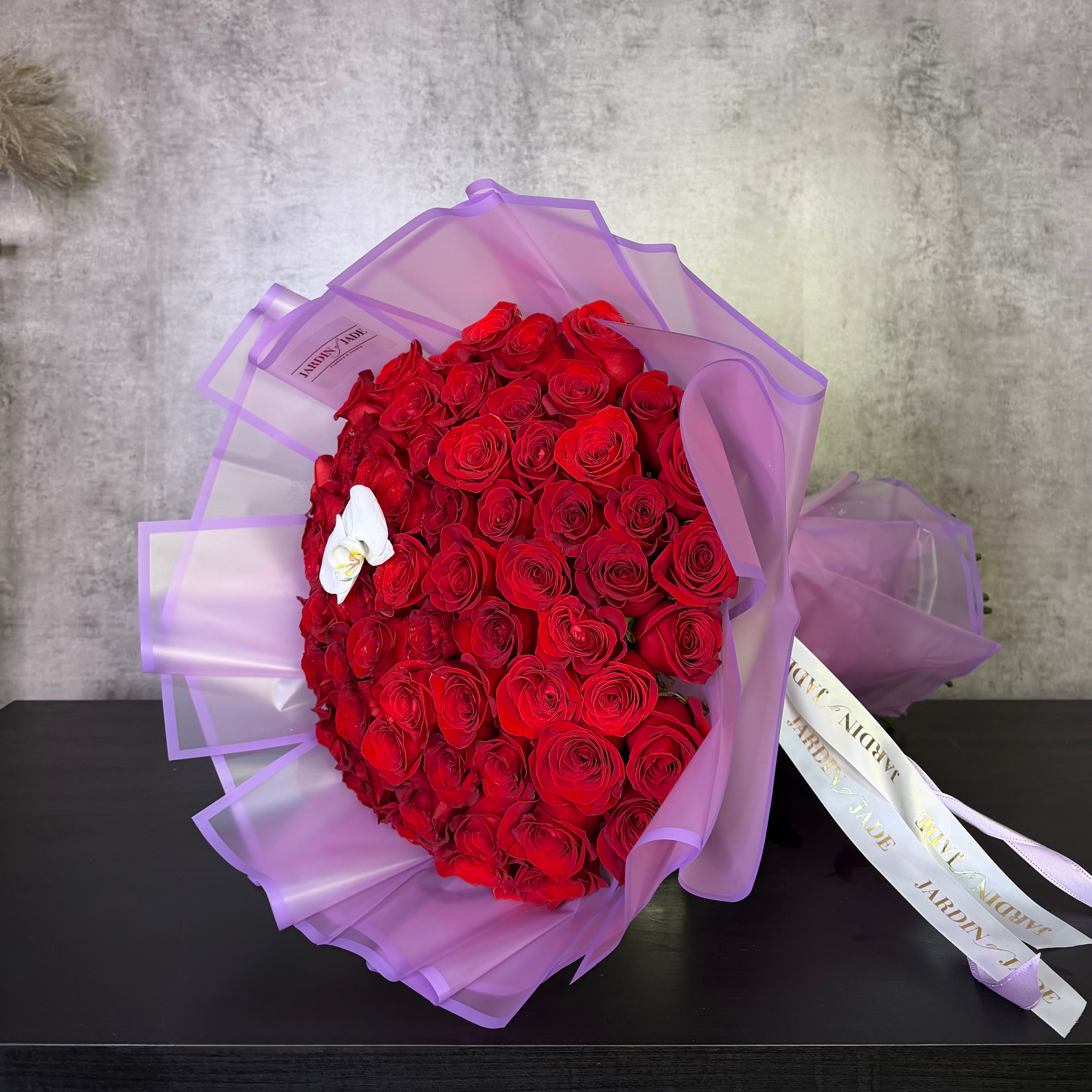 75 Long Stem Roses - Wrapped Bouquet