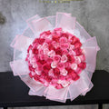 100 Long Stem Roses - Wrapped Bouquet