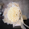 75 Long Stem Roses - Wrapped Bouquet