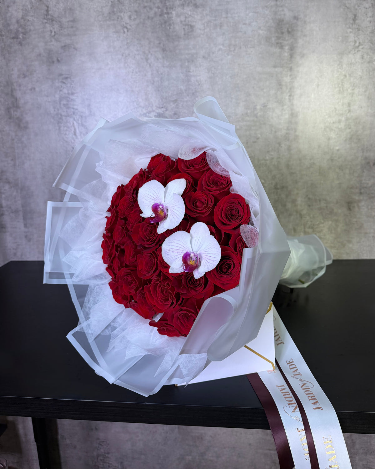 Designer's Choice Wrapped Rose Bouquet