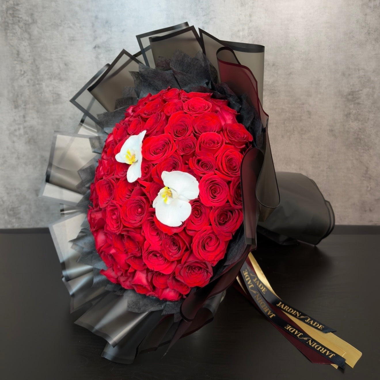 75 Long Stem Roses - Wrapped Bouquet
