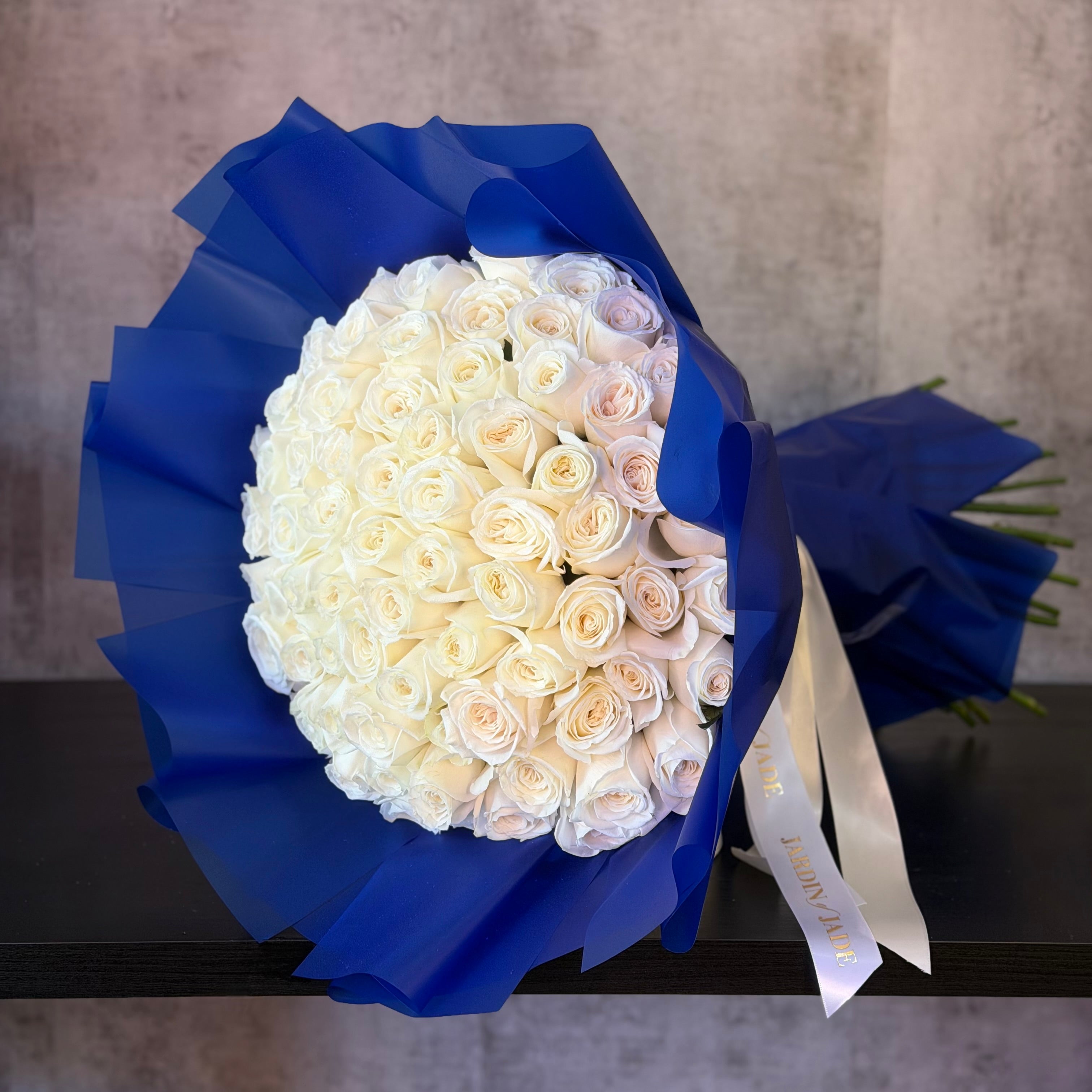 75 Long Stem Roses - Wrapped Bouquet