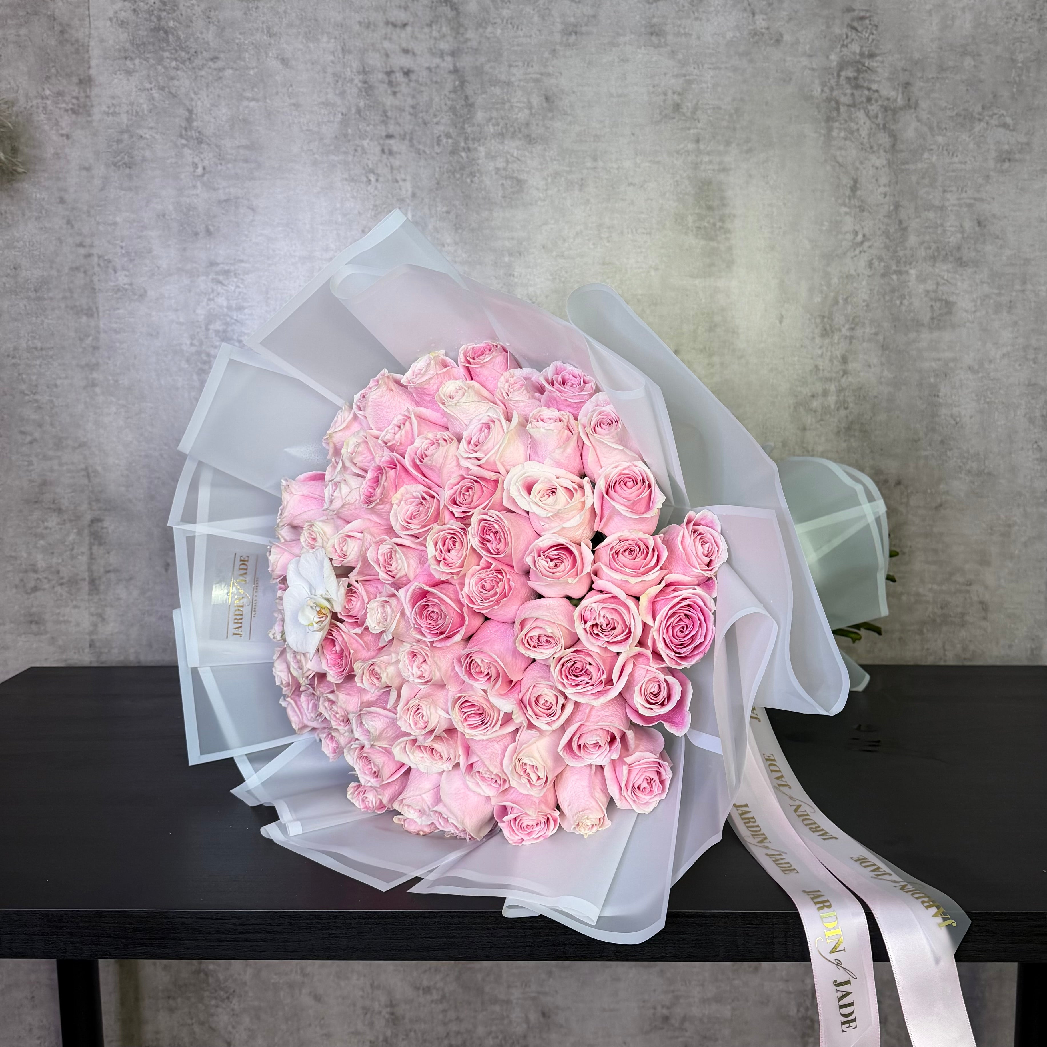 75 Long Stem Roses - Wrapped Bouquet