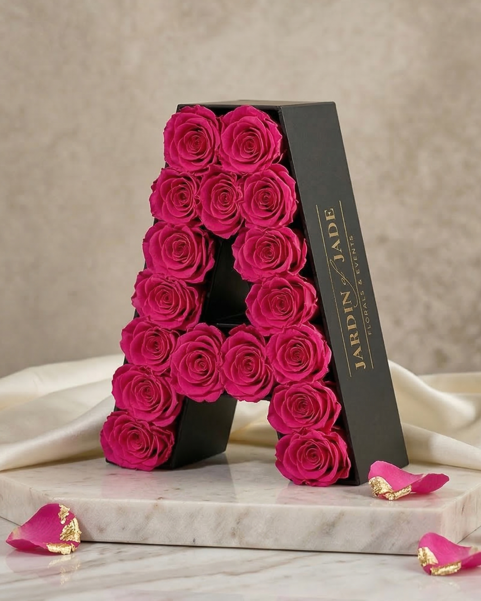 Eternal Rose - Letter Flower Box