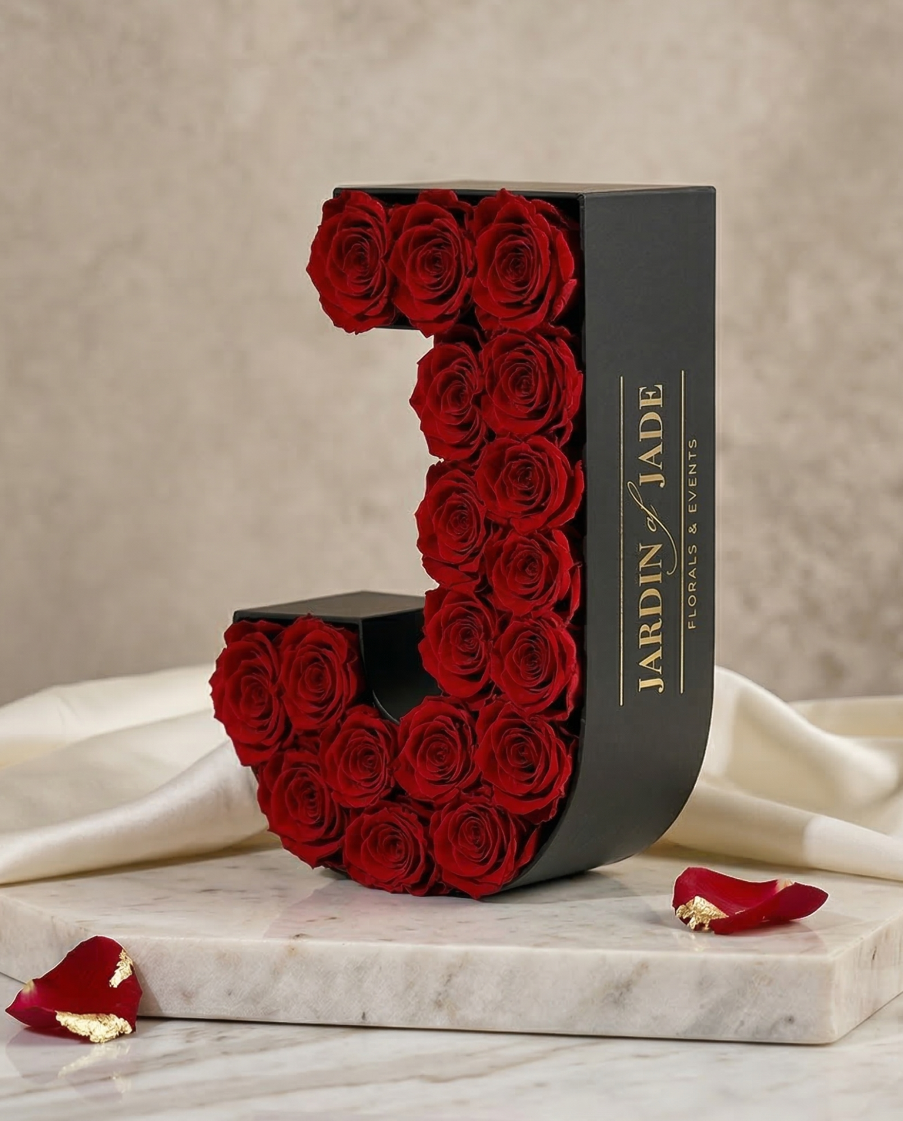 Eternal Rose - Letter Flower Box