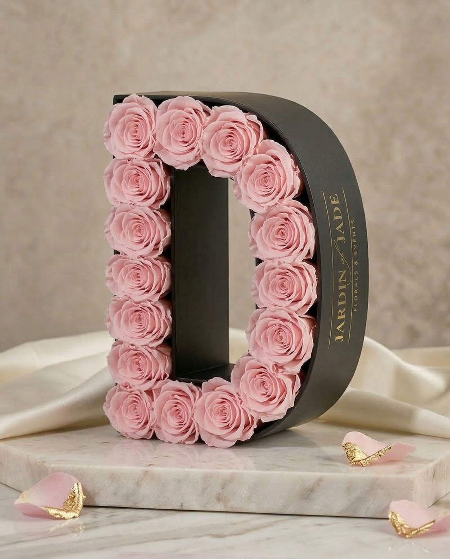 Eternal Rose - Letter Flower Box